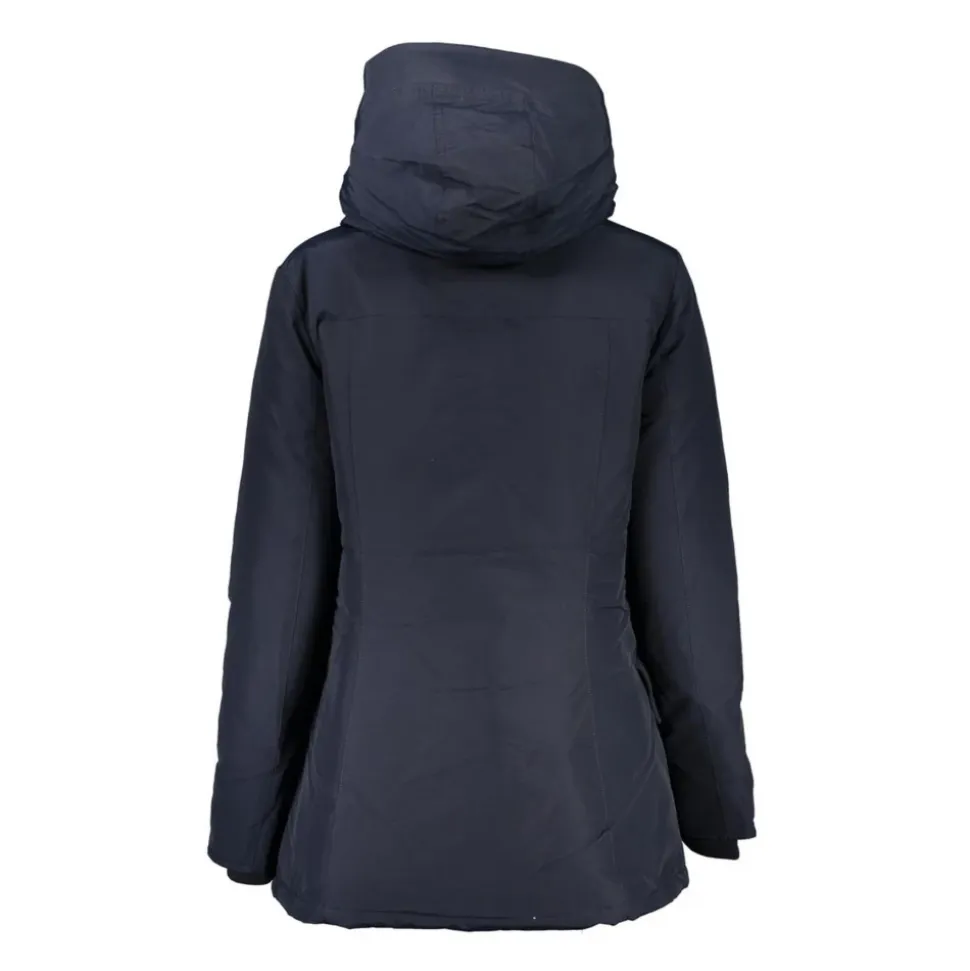Chaqueta con Capucha, Cremallera y Botones