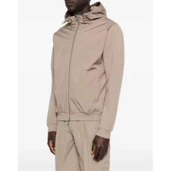 Chaqueta con Capucha y Cremallera de Poliéster