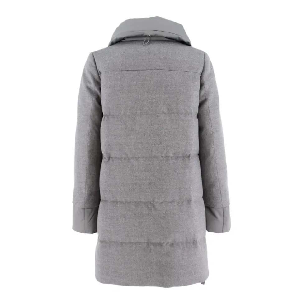 Chaqueta con Cuello Ajustable y Cremallera Metálica