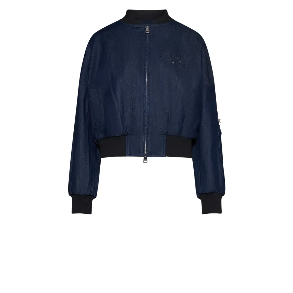 Chaqueta Corta con Cremallera Frontal