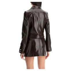 Chaqueta Corta Efecto Vinilo