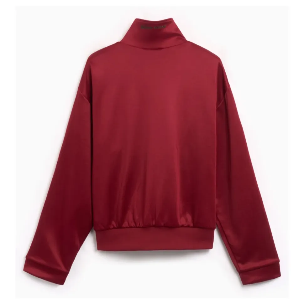Chaqueta de Chándal Burdeos con Estampado Lateral