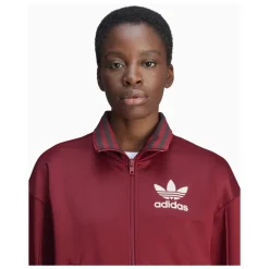 Chaqueta de Chándal Burdeos con Estampado Lateral