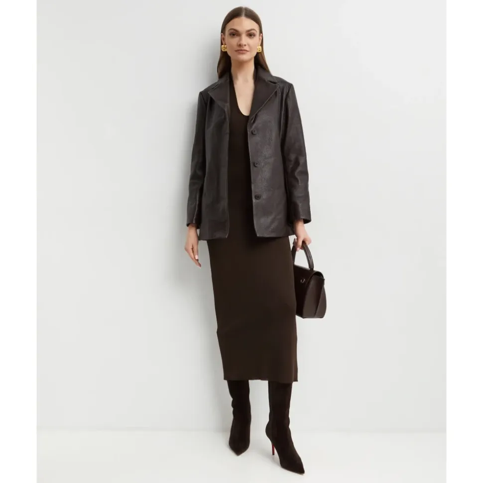 Chaqueta de cuero Opus