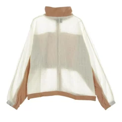 Chaqueta de malla color oro rosa