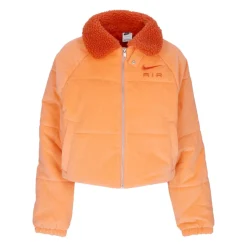 Chaqueta de pana naranja invierno