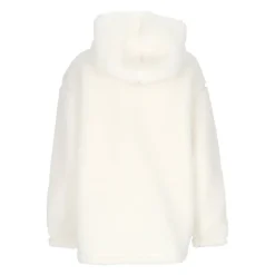 Chaqueta de pelo alto con logo
