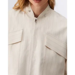 Chaqueta de Rayas Diplomáticas con Adornos Joya