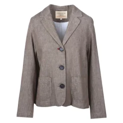 Chaqueta de terciopelo con cuello en V