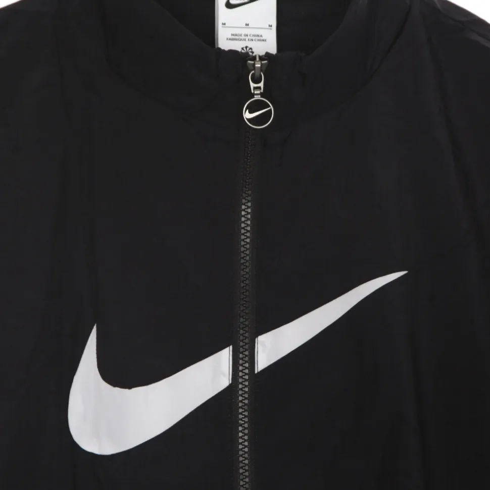 Chaqueta Esencial Tejida Negro/Blanco