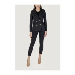 Chaqueta Mujer de Poliéster Negro Primavera/Verano