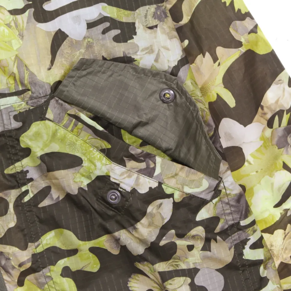 Chaqueta Tejida con Estampado Floral