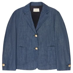 Chaqueta vaquera de corte cuadrado
