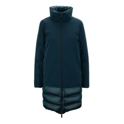 Chaquetón de plumas para mujer con cremallera