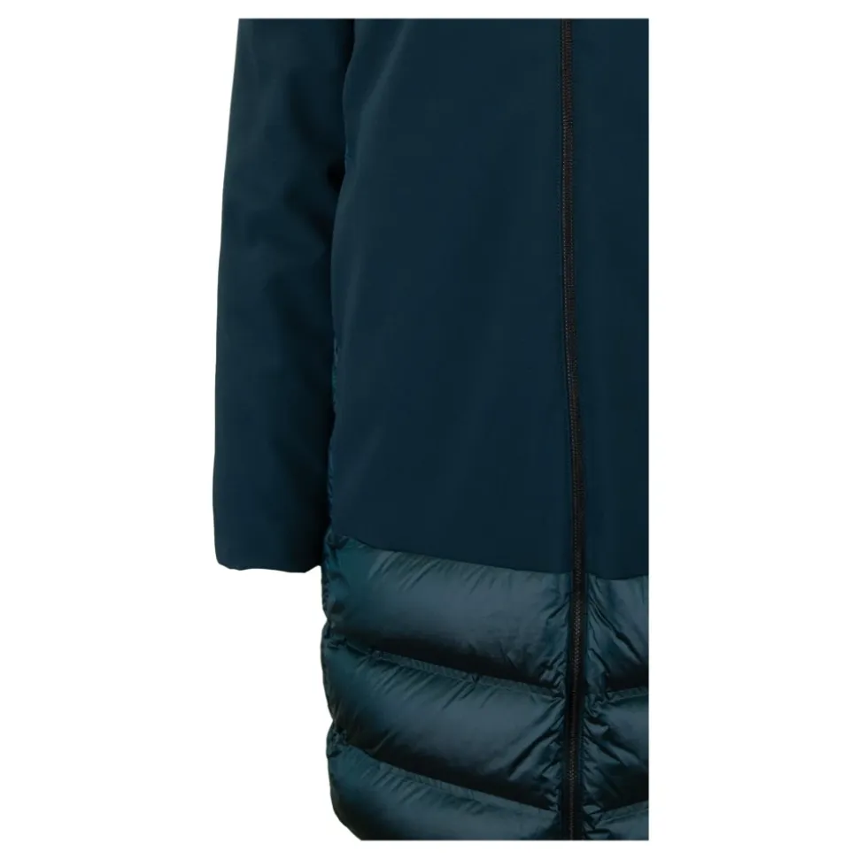 Chaquetón de plumas para mujer con cremallera