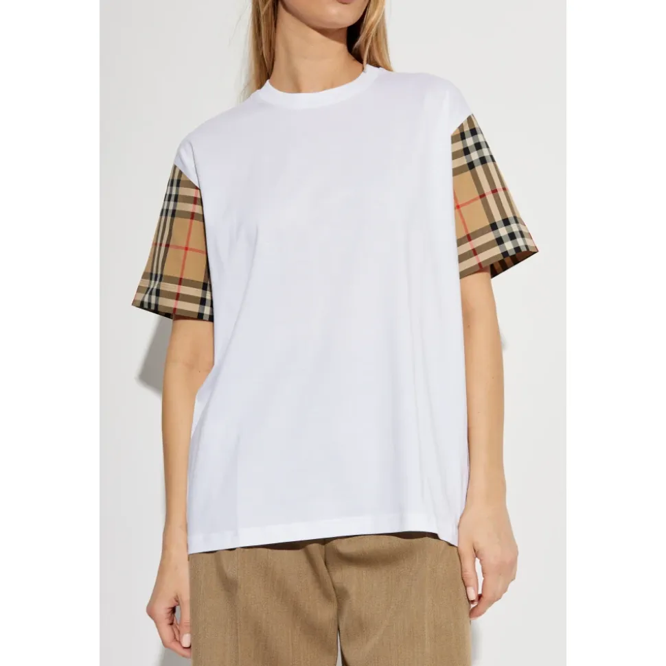 Check Sleeves T-Shirt
