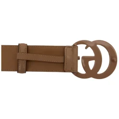 Cinturón de cuero liso