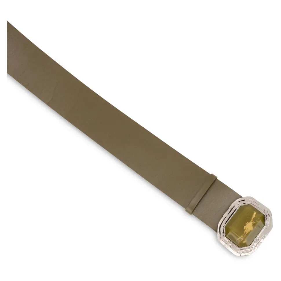 Cinturón de Piel con Hebilla