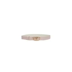Cinturón elegante de cuero sintético rosa