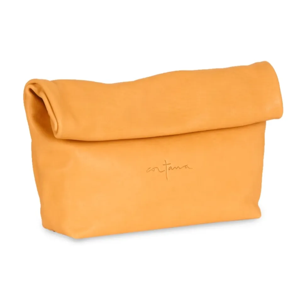 Clutch de Cuero Melocotón