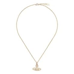 Colgante de oro y cristal con relieve bajo