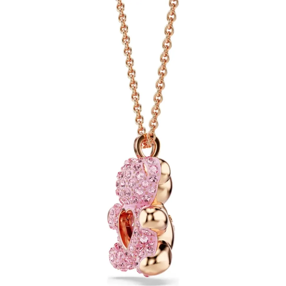 Colgante Oso Mujer Rosa Oro Rosa