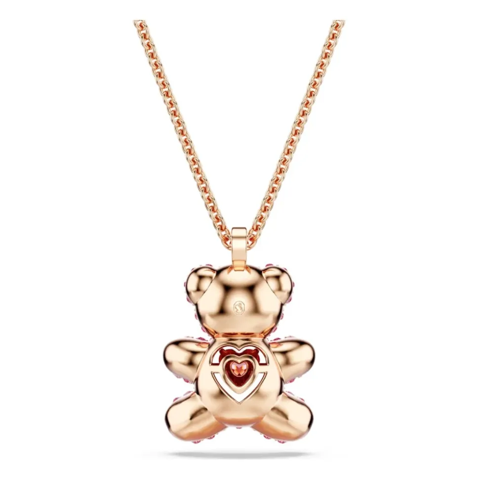Colgante Oso Mujer Rosa Oro Rosa