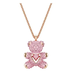 Colgante Oso Mujer Rosa Oro Rosa