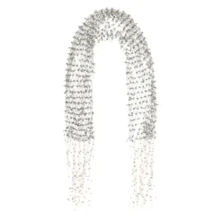 Collar con Bufanda de Cuentas