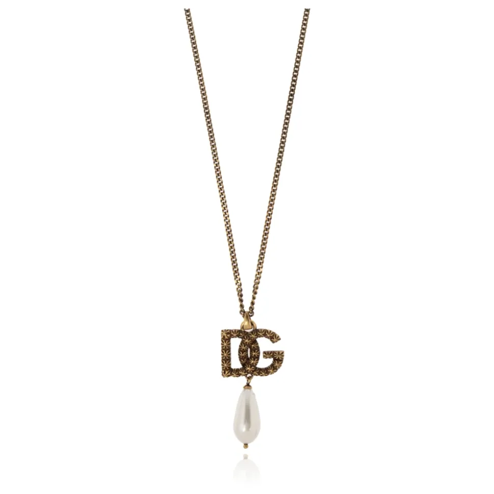 Collar con colgante en forma de logotipo
