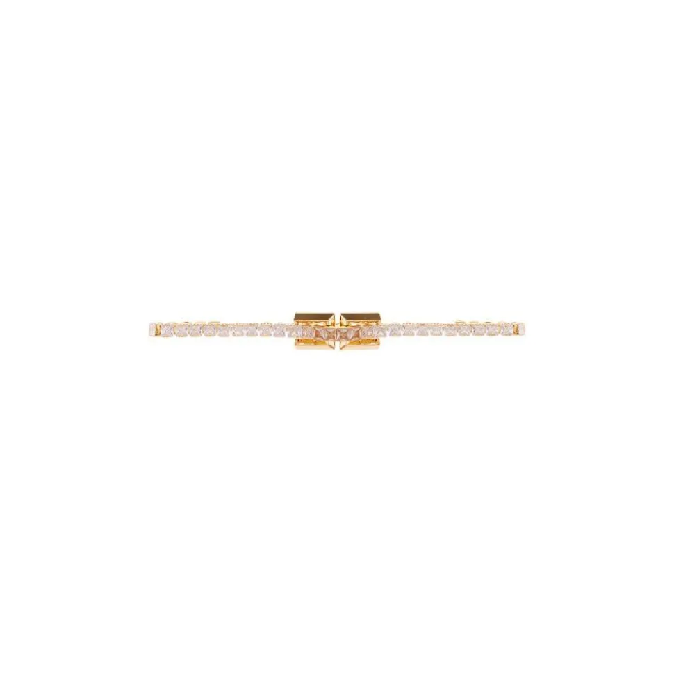 Collar con pedrería y logo