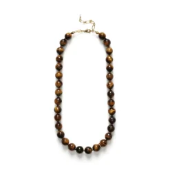Collar de bola ojo de tigre