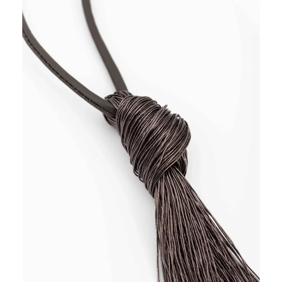 Collar Largo con Flecos