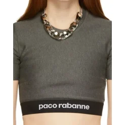 Collar Ola Gruesa Plata Metal