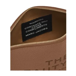 Correa de Cuero Marrón con Estampado de Logotipo