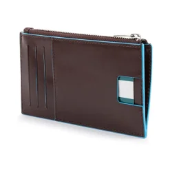 Delgado Marrón Unisex Monedero Tarjetero
