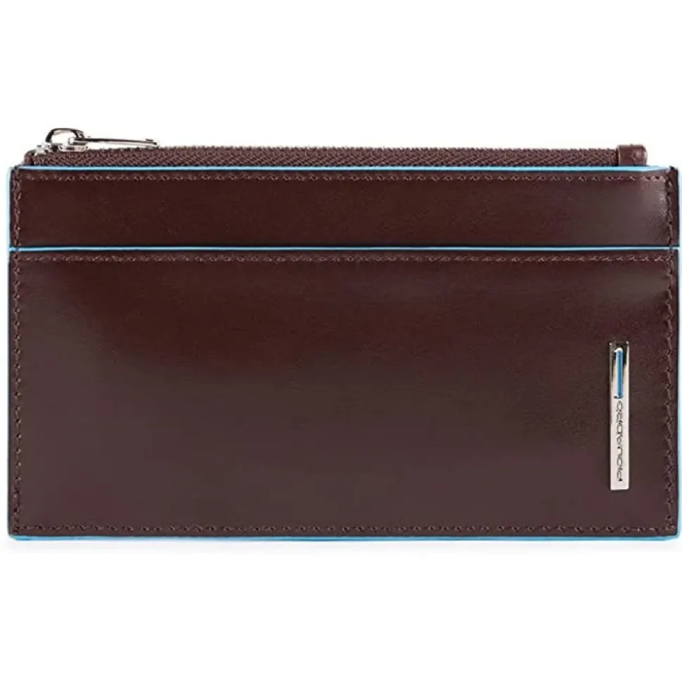 Delgado Marrón Unisex Monedero Tarjetero