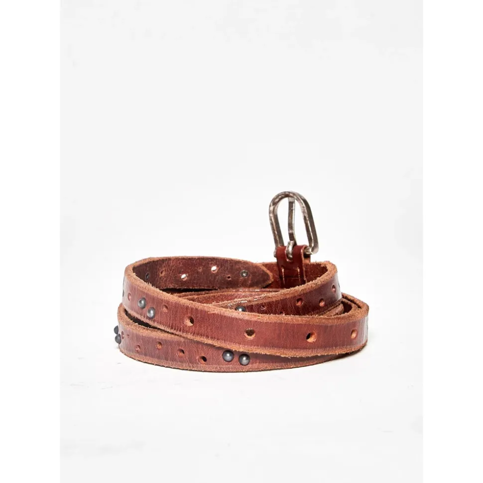 Elegante cinturón de cuero