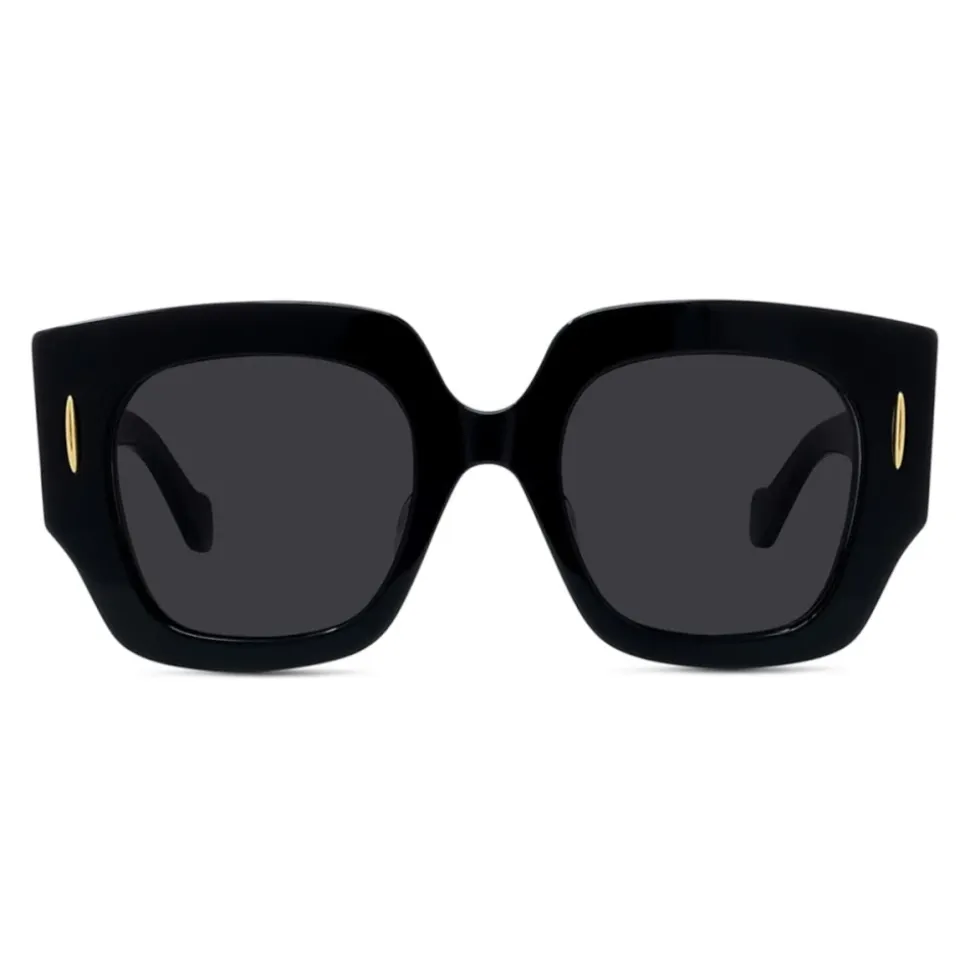 Elegantes Gafas de Sol Oversize Acetato Negro