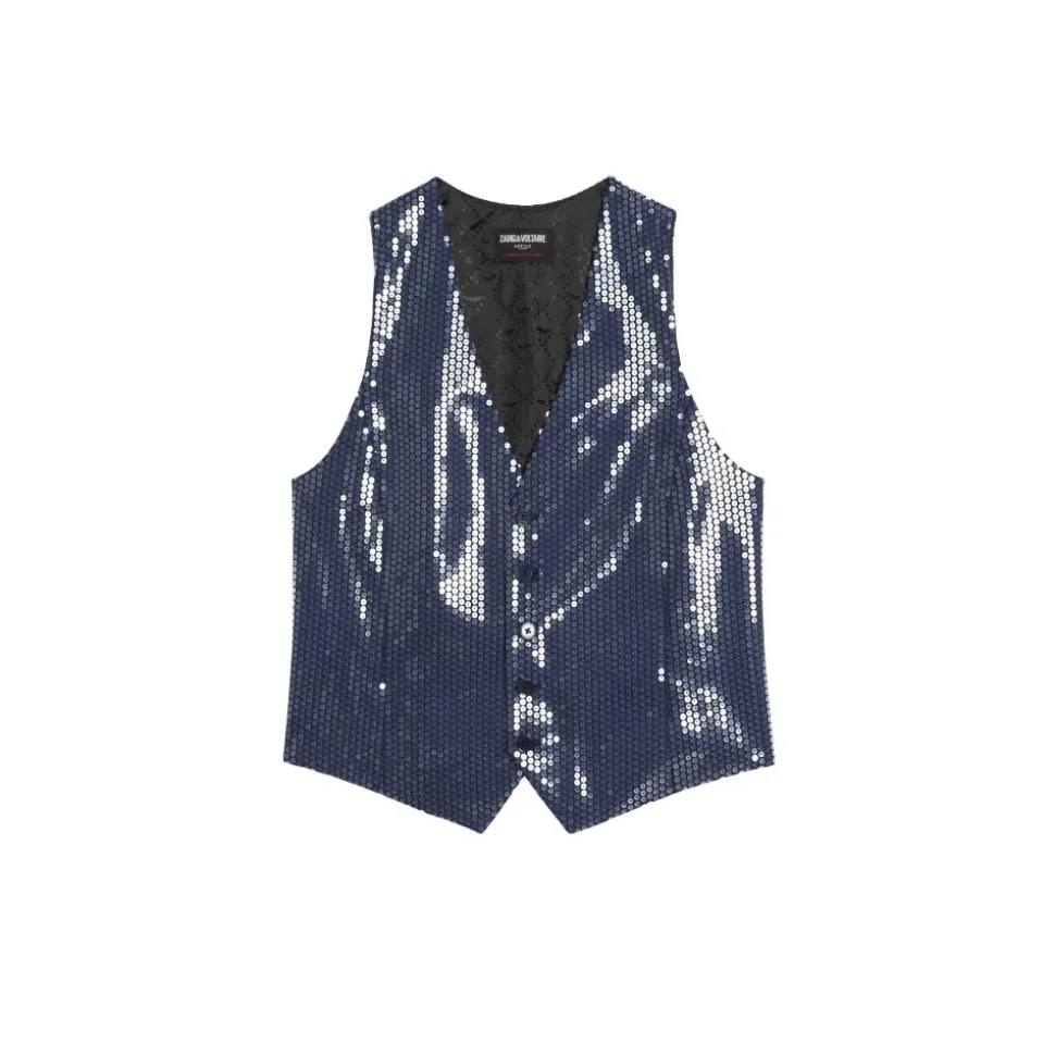 Emaux Sequin Vest