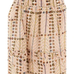 Falda Beige Elegante de Algodón
