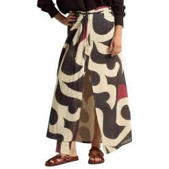 Falda larga estilo pareo MARE DI LATTE