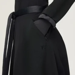 Falda Maxi con Detalle Acolchado