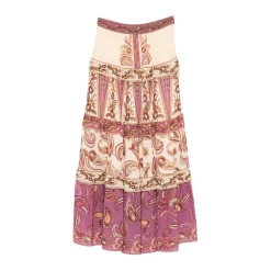 Falda Maxi con Volantes
