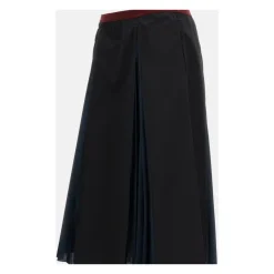 Falda midi acampanada