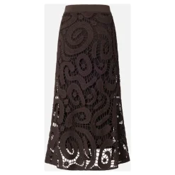Falda Midi de Crochet Maestrale PINKO