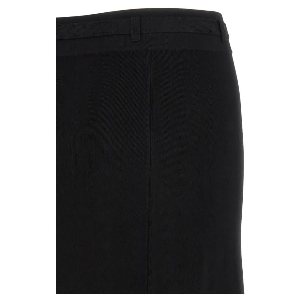 Falda Midi de Punto