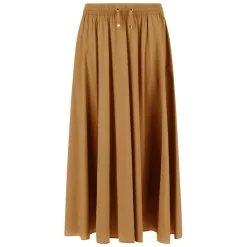 Falda midi evasé