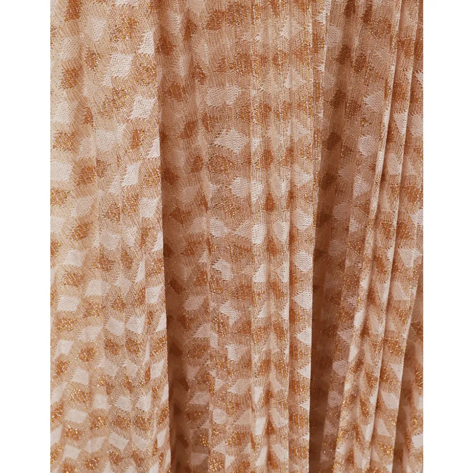 Falda Midi Plisada de Jersey Diamond