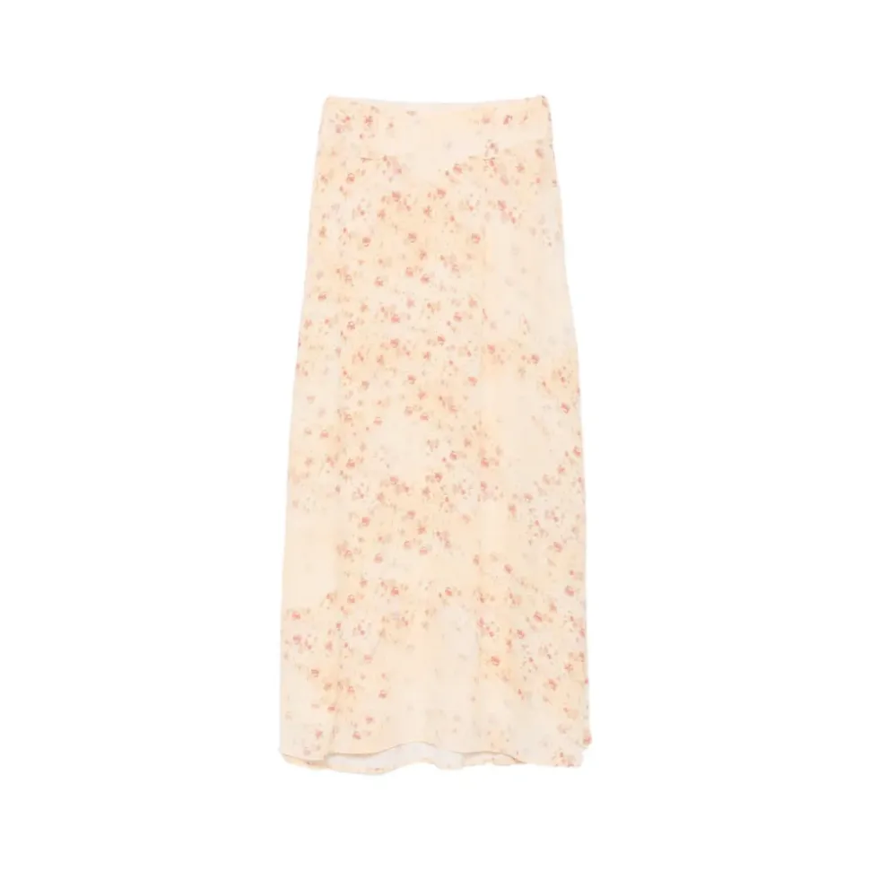 FALDA NATTALINA NUDE ESTAMPADO FLORES